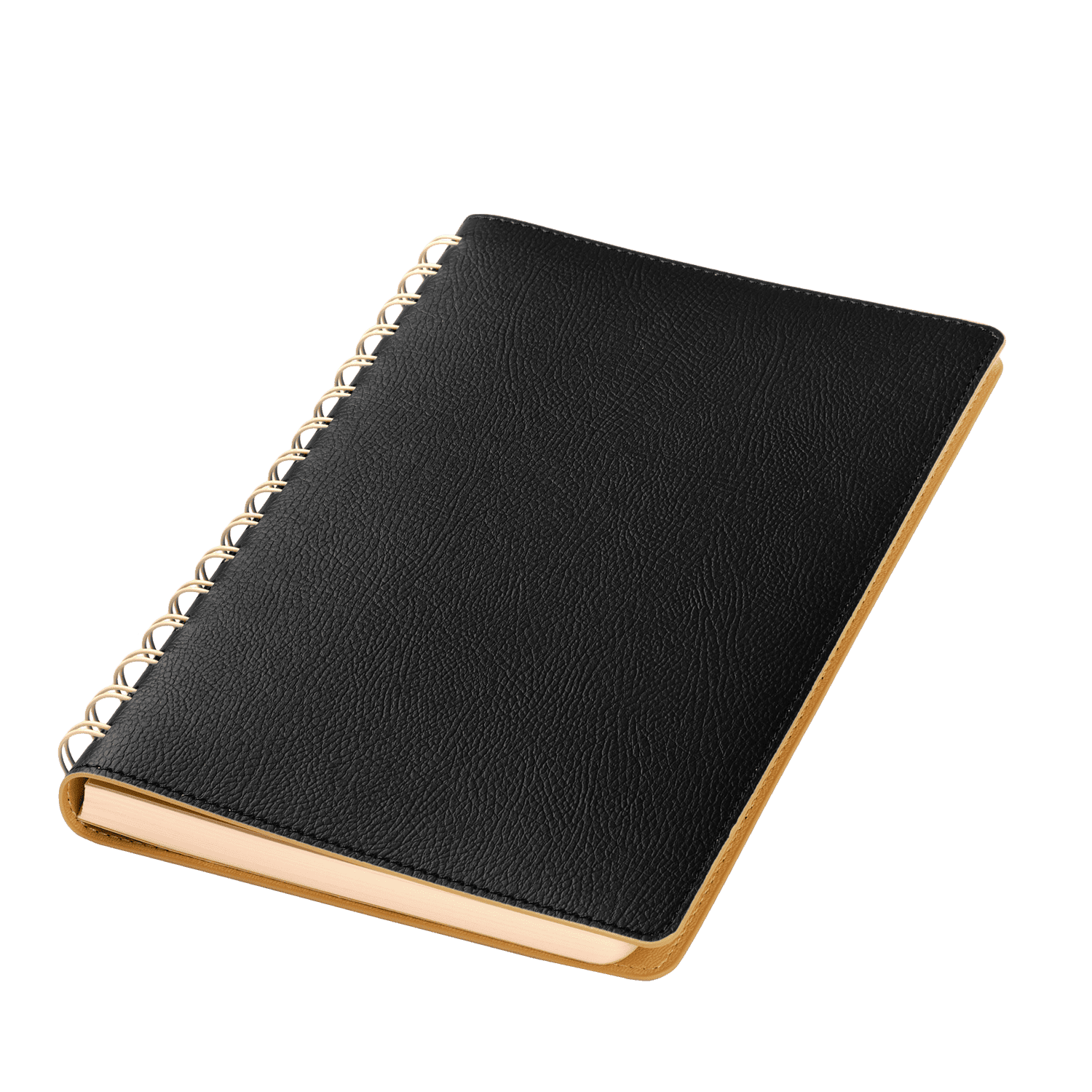 Ежедневник Виста (Vista) недатированный, черный/бежевый-1