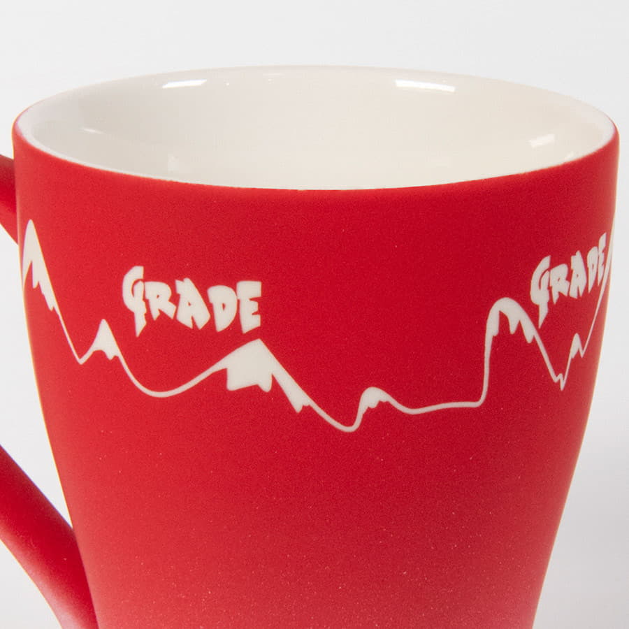 Кружка GRADE с прорезиненным покрытием, оранжевый-8