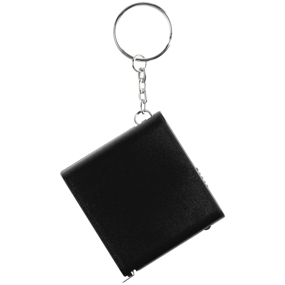 Брелок-фонарик с рулеткой Rule Tool, черный-2