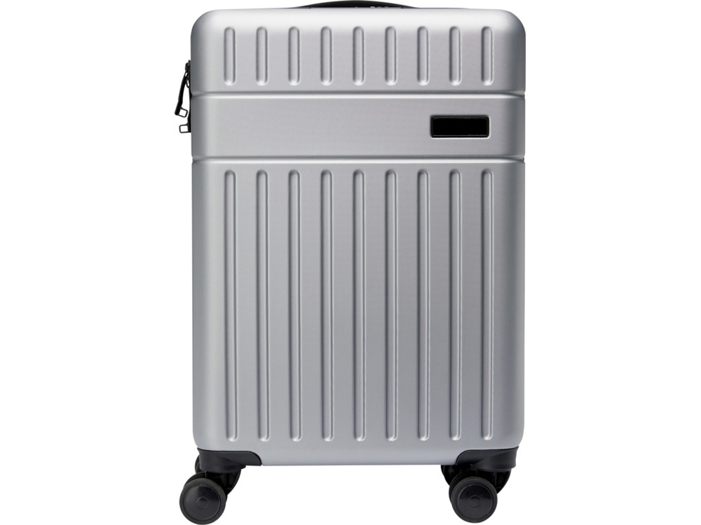 Чемодан на колесах Rover из материалов, переработанных согласно стандарту GRS, 40 л - Серебряный-1