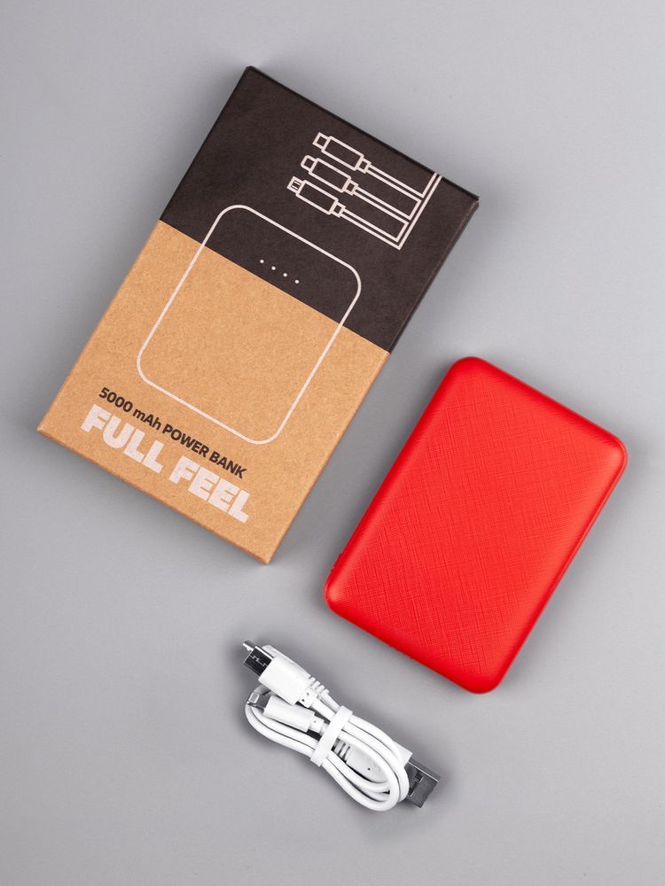Внешний аккумулятор Uniscend Full Feel Type-C 5000 мАч, красный-4