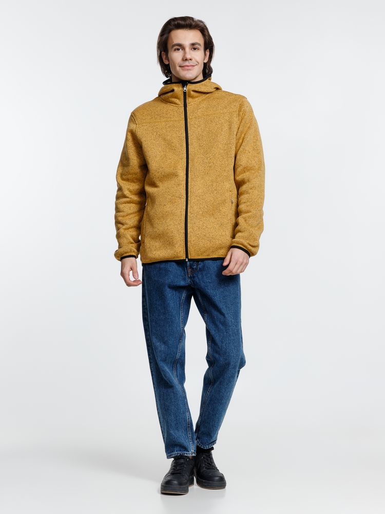 Куртка с капюшоном унисекс Gotland, горчичная-5