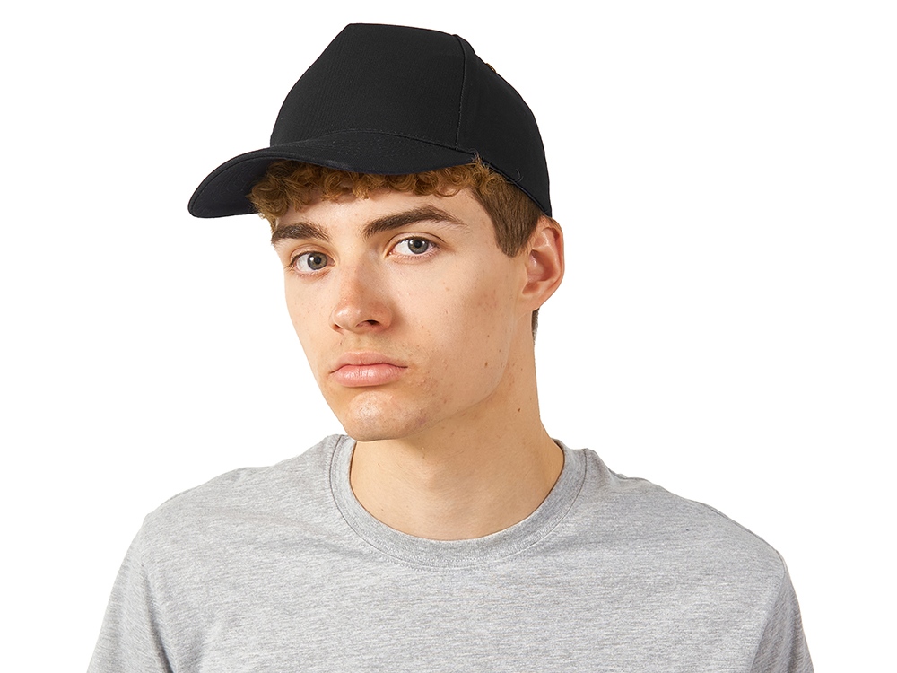 Бейсболка New York 5-ти панельная, черный-1