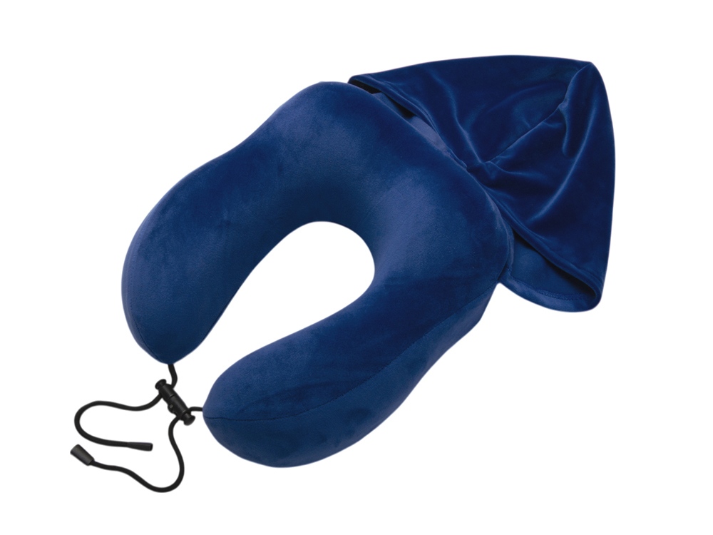 Подушка с эффектом памяти, с капюшоном Dream Hood, синий-0