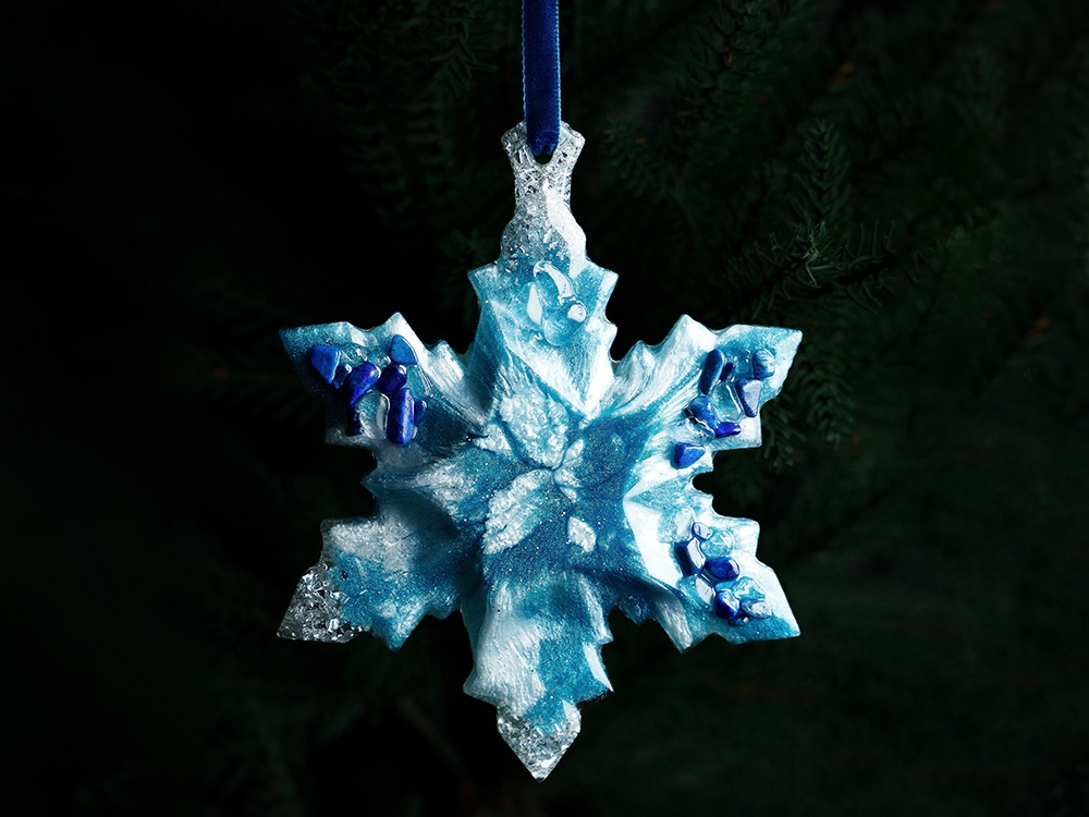 Елочные игрушки (Снежинка) Содалит-3