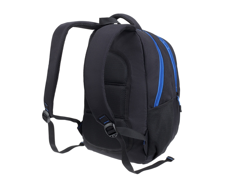 Рюкзак TORBER CLASS X, черный с синей вставкой, полиэстер 900D, 45 x 32 x 16 см-2