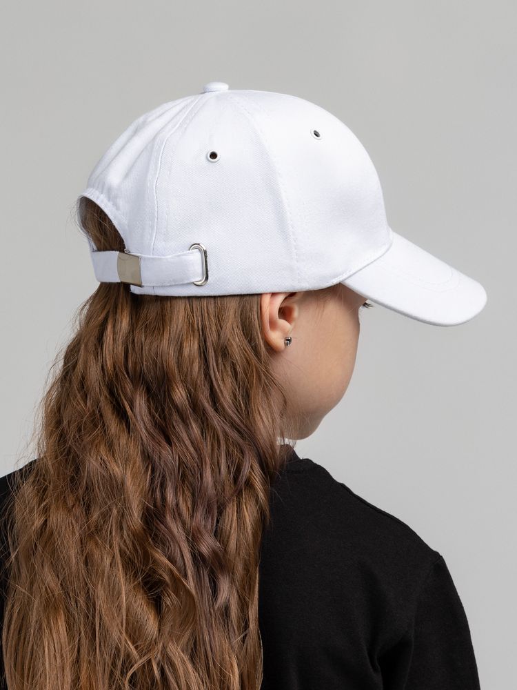 Бейсболка детская Capture Kids, белая-3