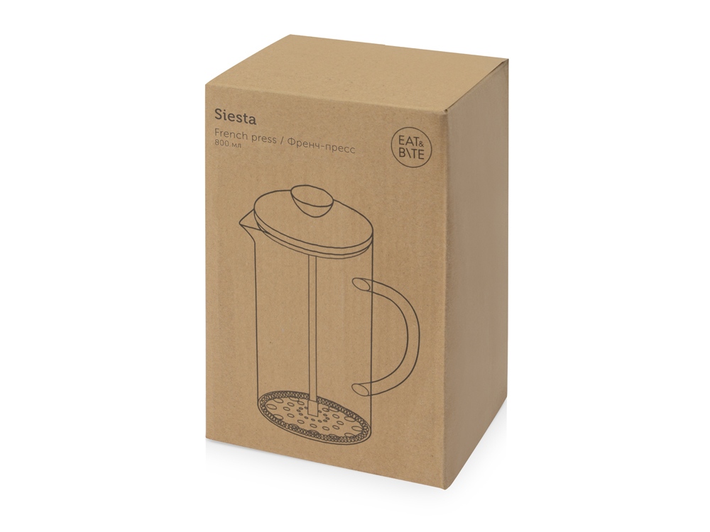 Френч-пресс Siesta с деревянной крышкой, 800мл-3