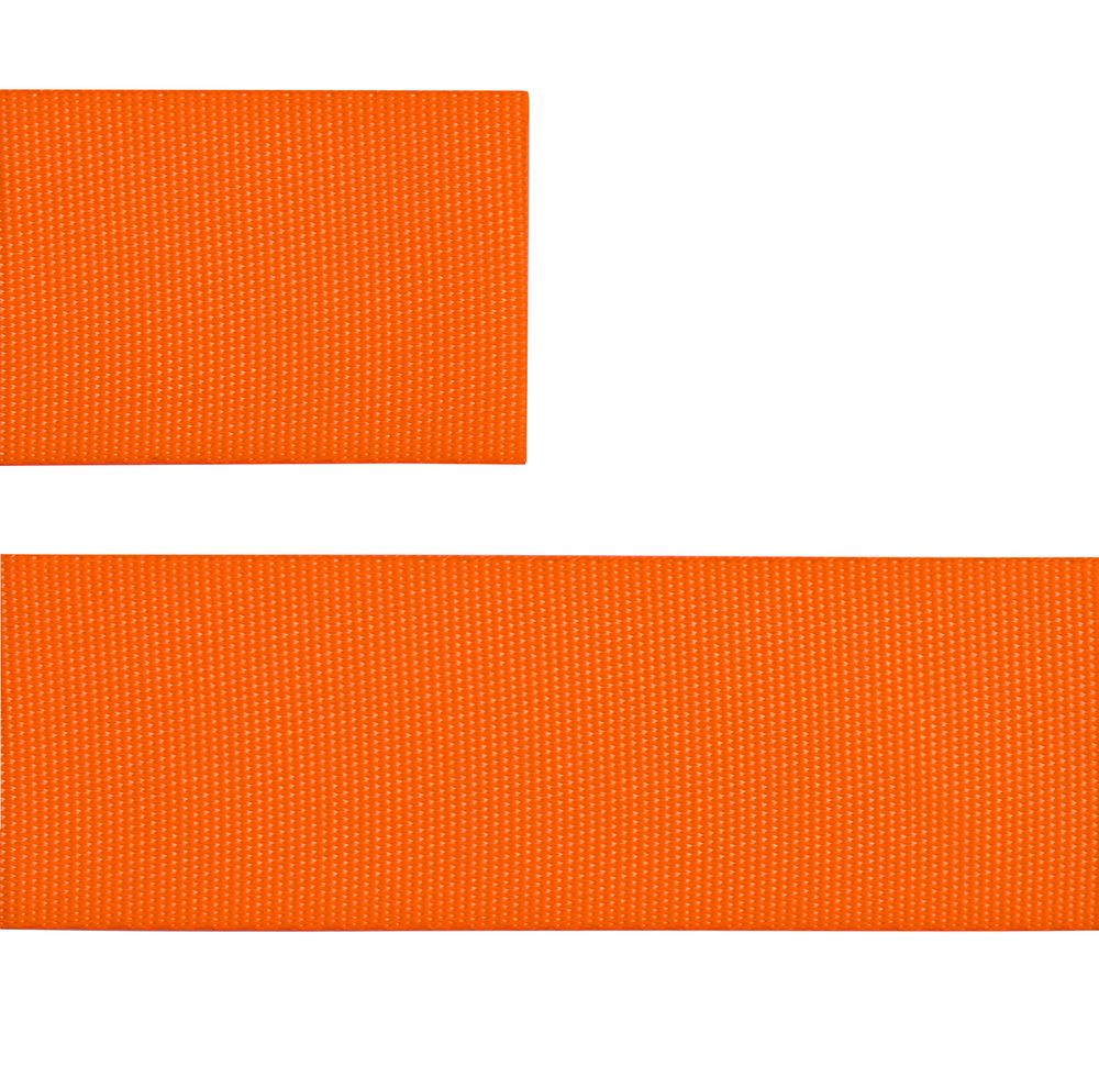 Стропа текстильная Fune 35 S, оранжевый неон, 10 см-1