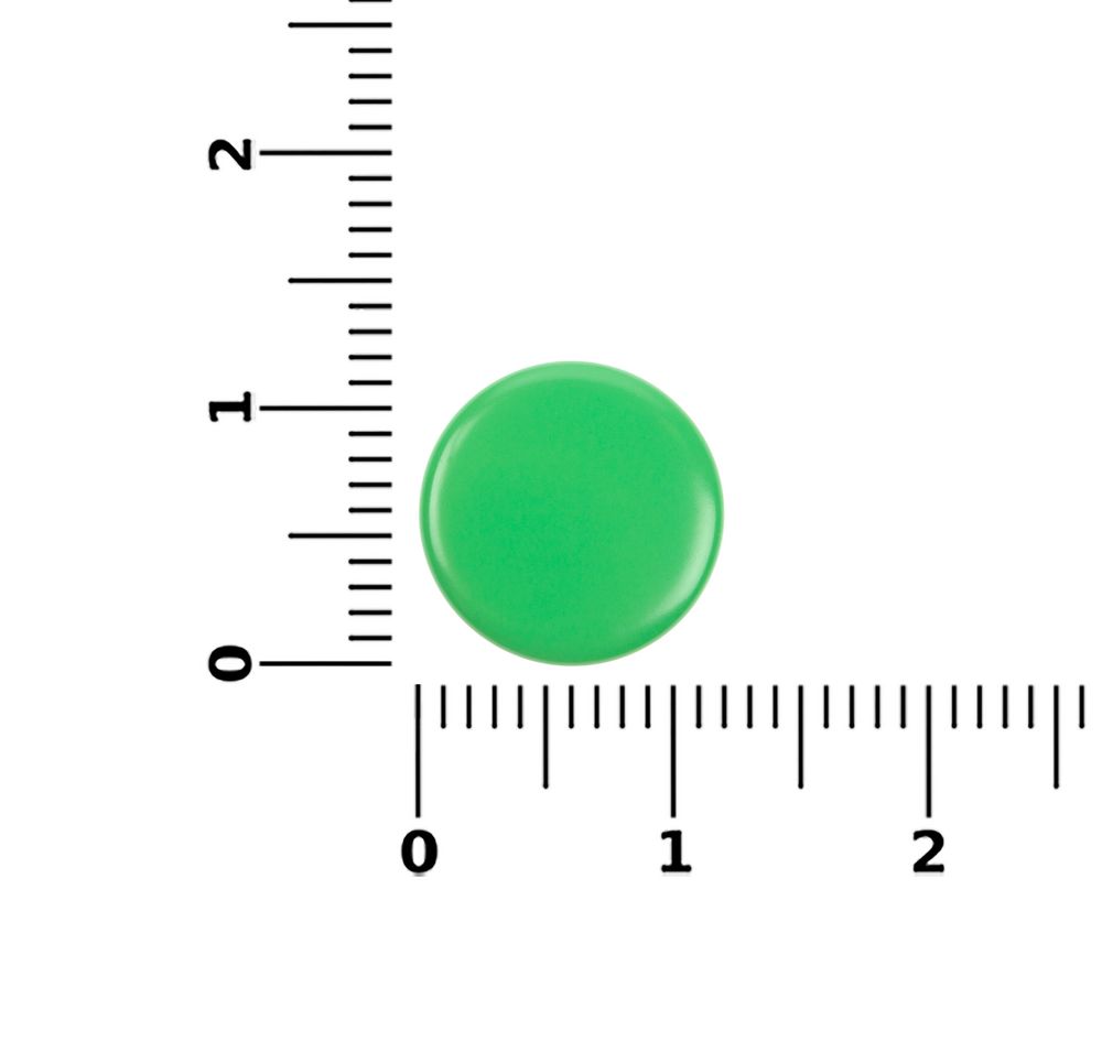 Кнопка Clavis, M, зеленый неон-2