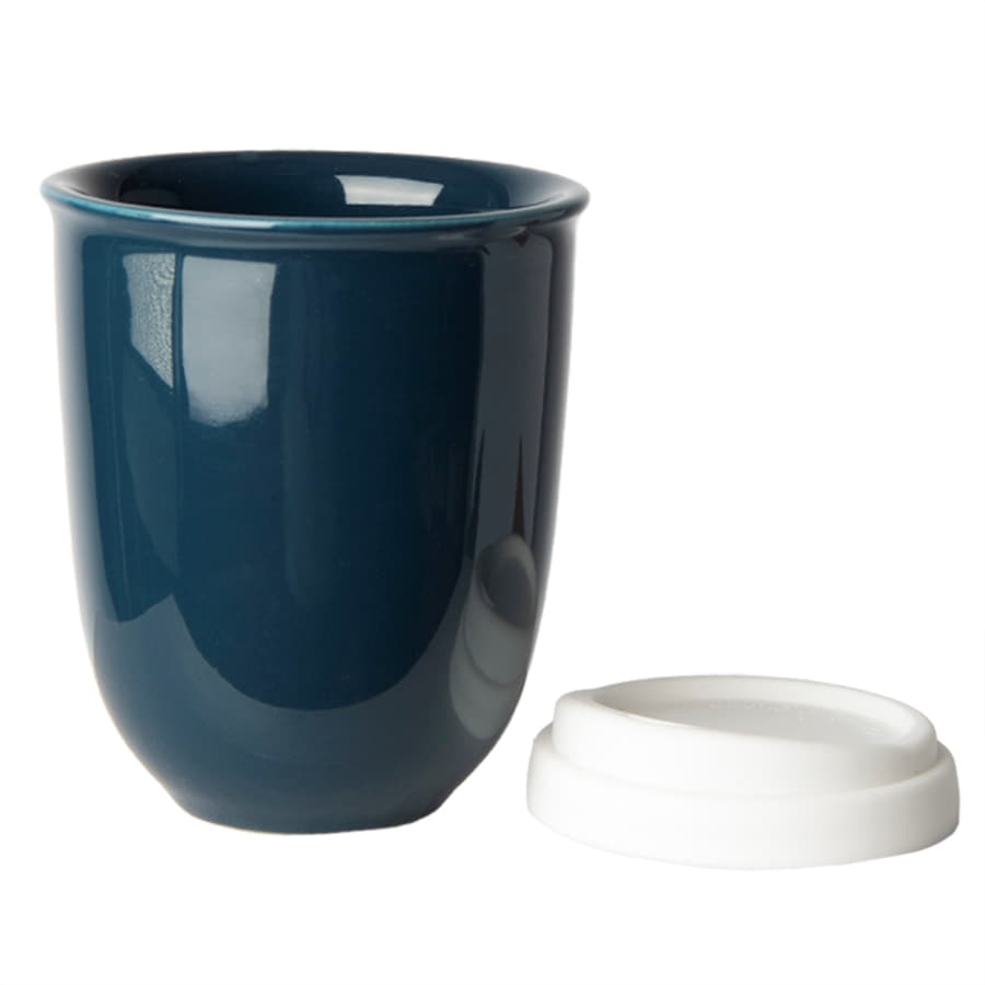 Стакан CAPSULA с крышкой, темно-синий-1
