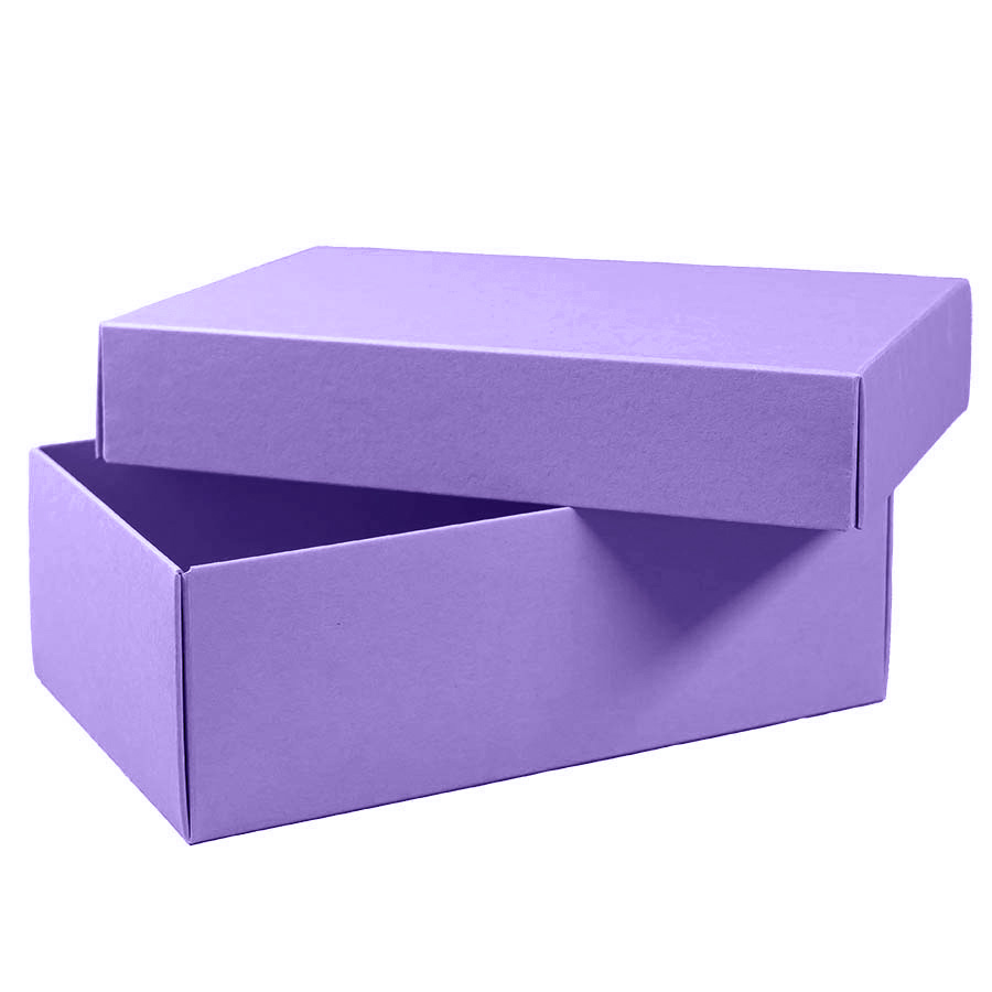 Коробка картонная, "COLOR" 11,5*6*17 см; фиолетовый, фиолетовый-1
