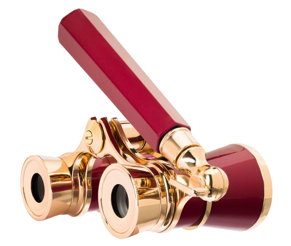Театральный бинокль-лорнет Broadway 325E, красный-3