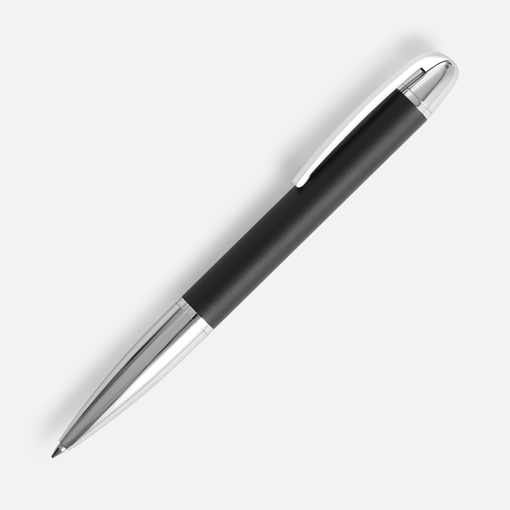 Ручка шариковая Arc Soft Touch, черная-1