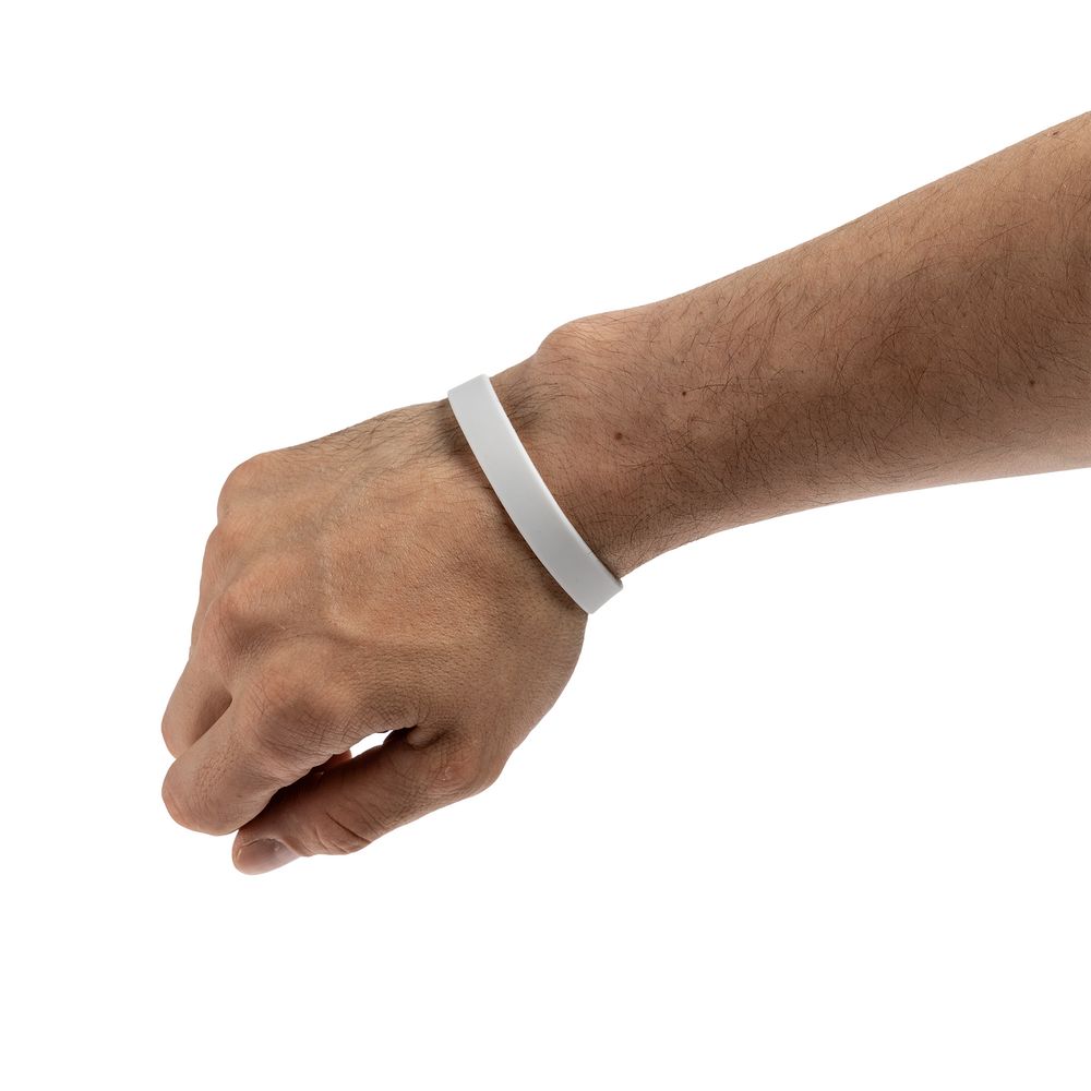 Силиконовый браслет Valley, белый-2
