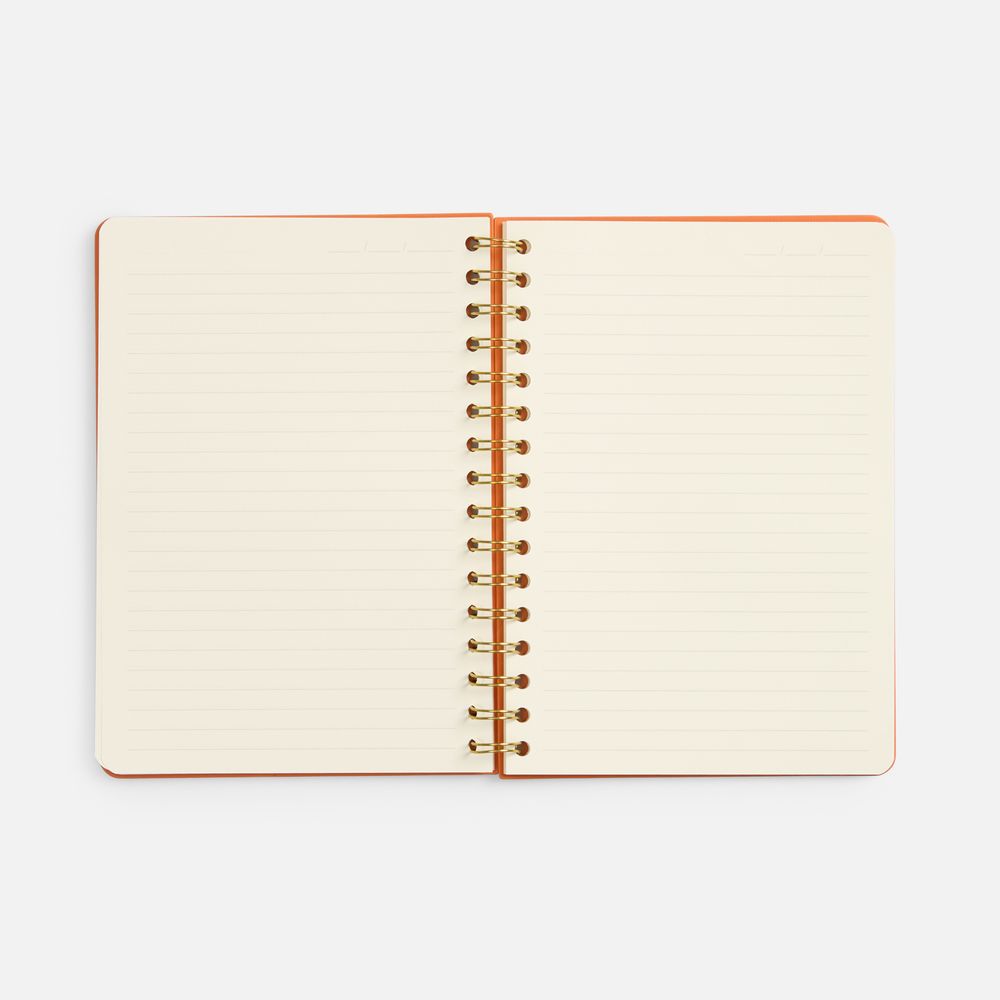 Ежедневник Spiral, недатированный, оранжевый-3