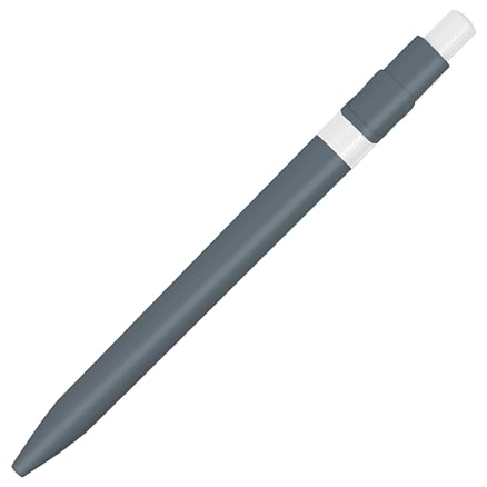 Ручка шариковая пластиковая Ravena Color, Серый/Белый-1