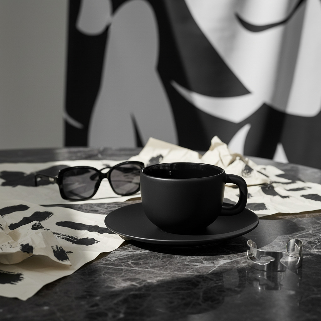 Чайная пара Frozen, Чёрный-6