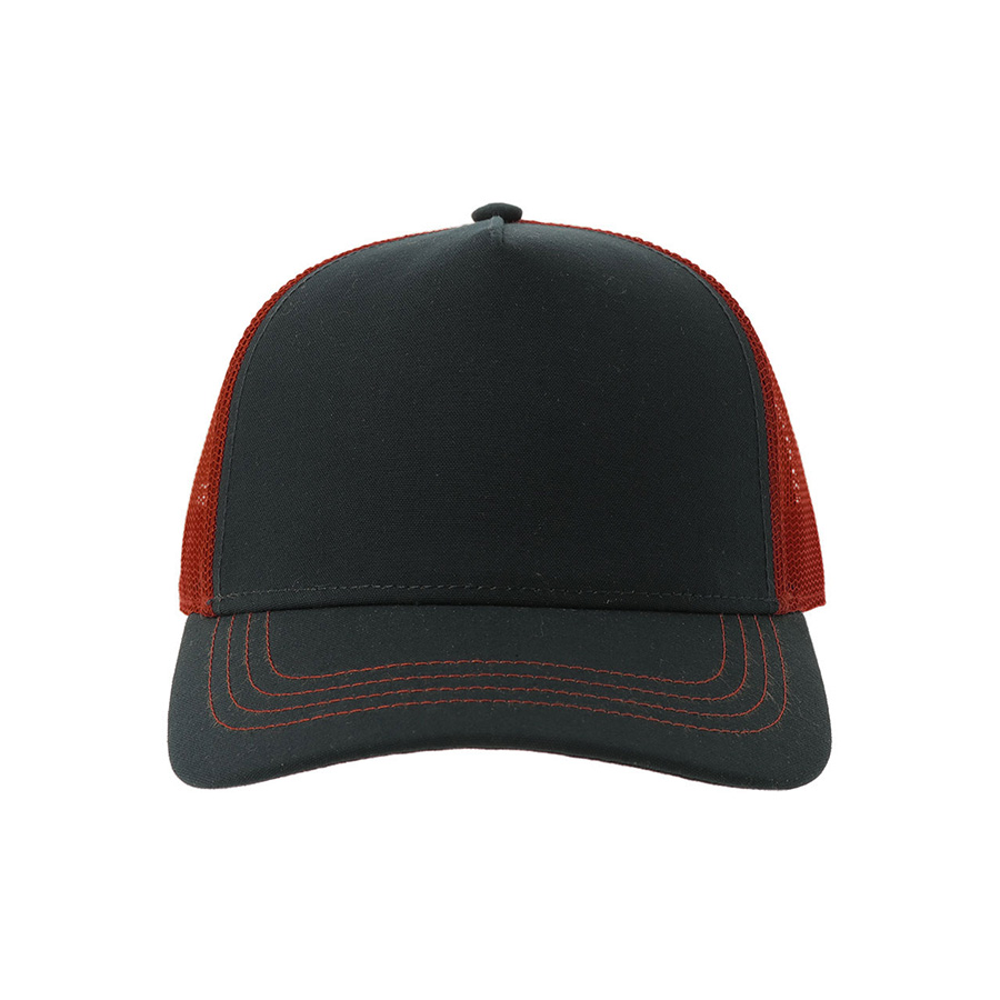 Бейсболка RAPPER CANVAS-S, 5 клиньев, пластиковая застёжка, темно-синий, бордовый-2