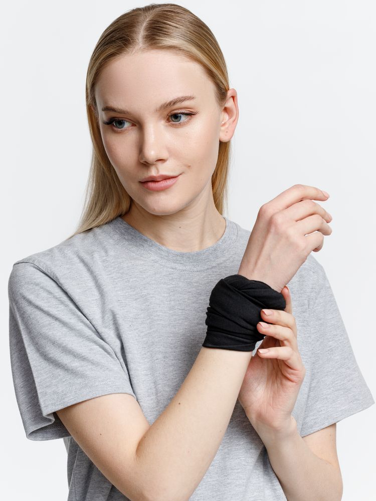 Многофункциональная бандана Dekko, черная-5