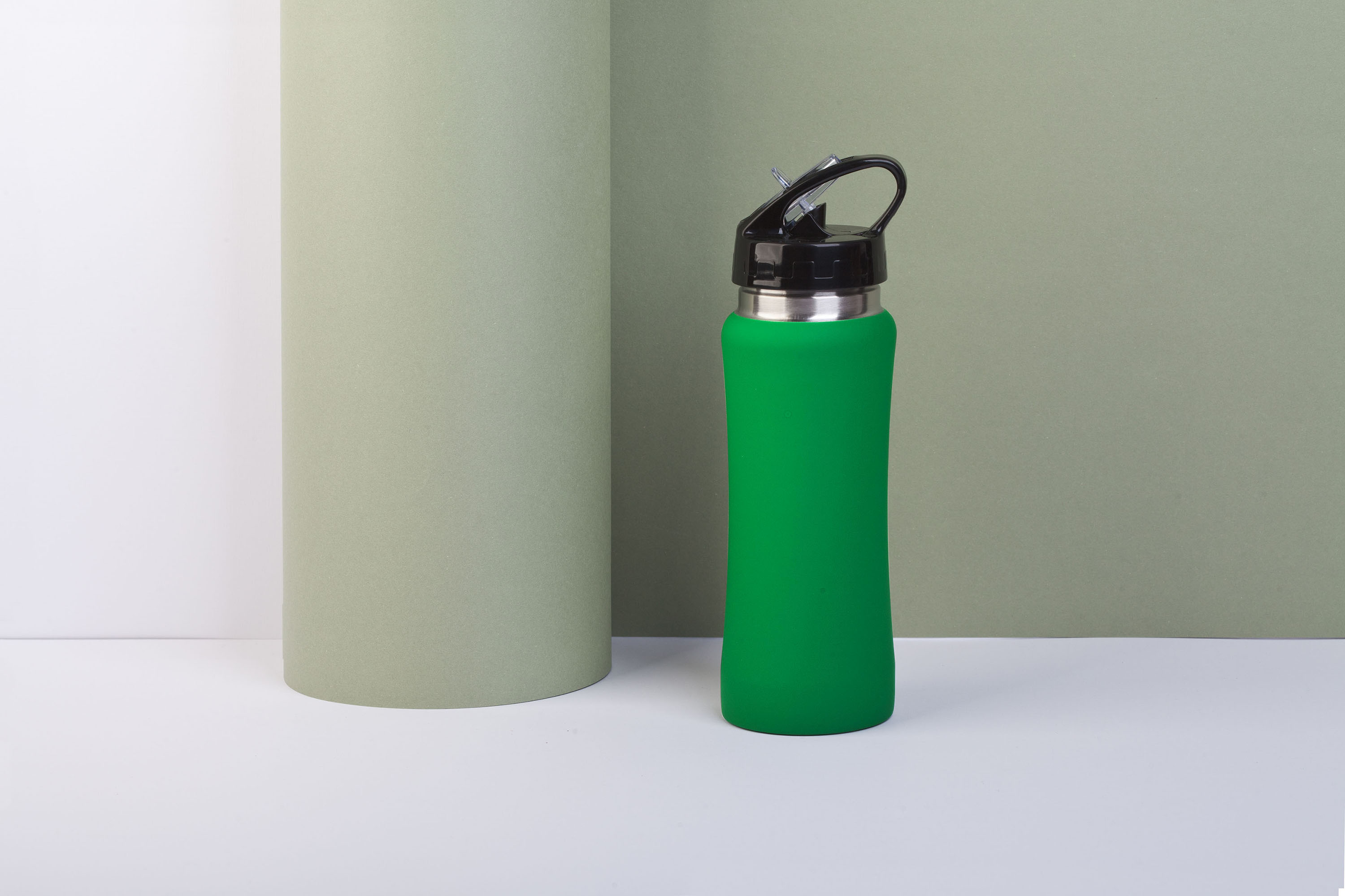 Бутылка для воды "Индиана" 600 мл, покрытие soft touch-1