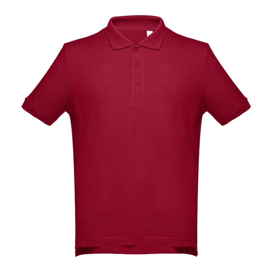 Рубашка-поло мужская ADAM 195, бордовый-0