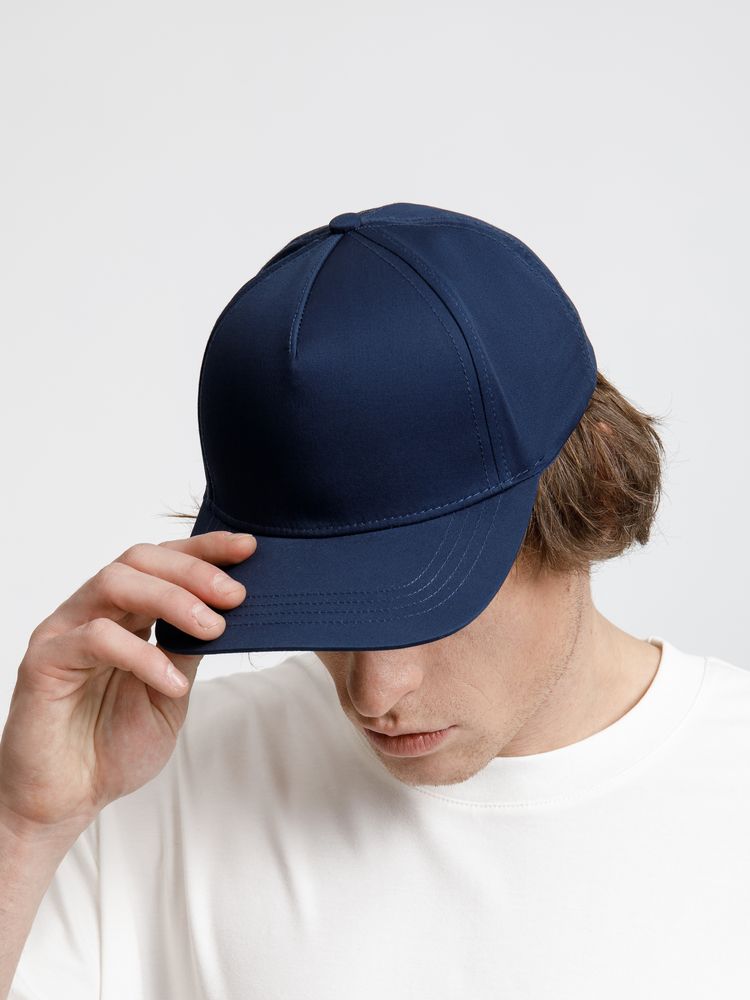 Бейсболка Seguro, темно-синяя-3