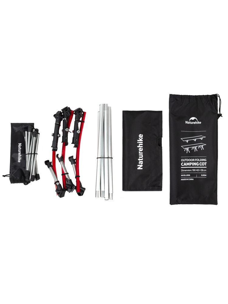 Раскладушка туристическая XJC04, черная-3