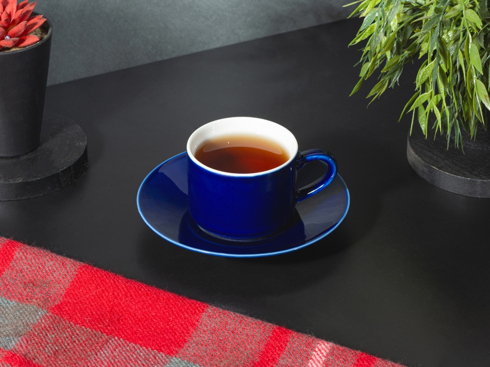 Чайная пара прямой формы Phyto, 250мл, темно-синий-5