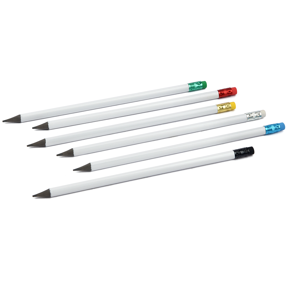 Карандаш из переработанного сырья Unicorn, Белый-1