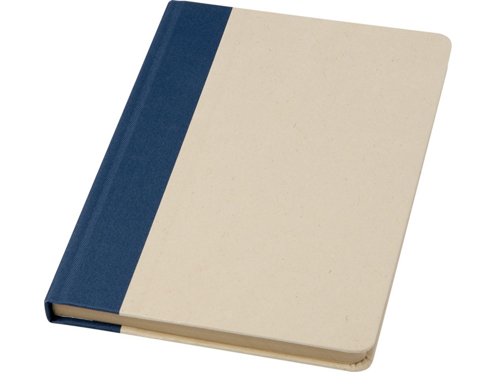 Liliana блокнот формата А5 в твердой обложке из пластика из сахарного тростника - Синий-0