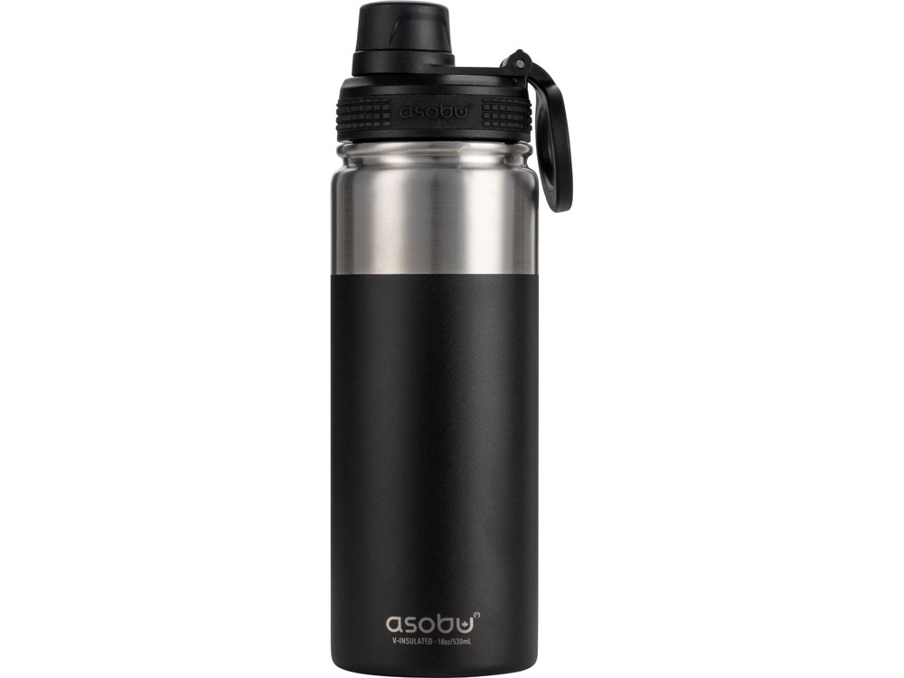 Вакуумная термобутылка ALPINE FLASK, 530 мл, черный-5