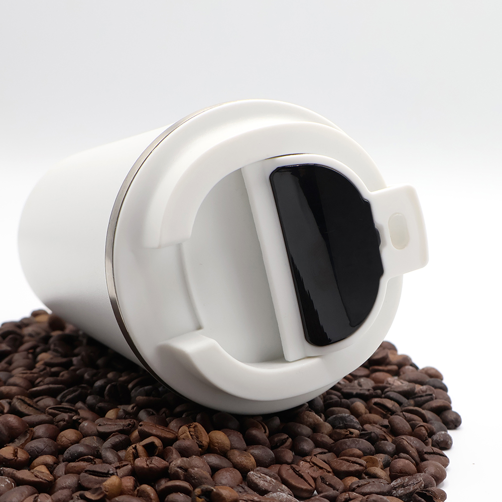 Термокружка Moon с дисплеем, Белый-5