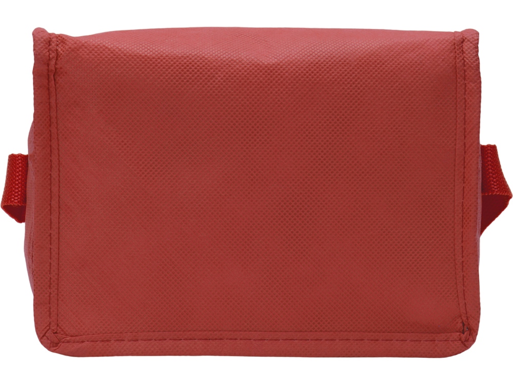Сумка-холодильник Reviver из нетканого переработанного материала RPET, красный-8
