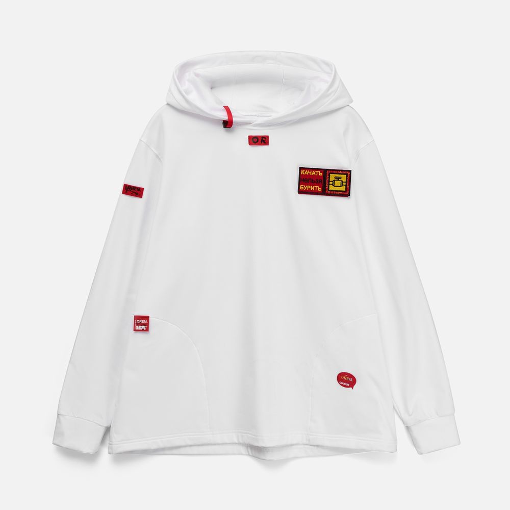 Наклейка тканевая Lunga Bubble, M, красная-4