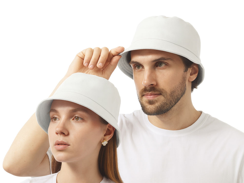 Панама Manila, унисекс, белый-0