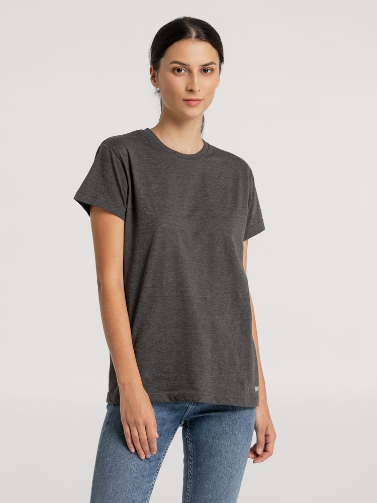 Футболка унисекс Firm Wear, черный меланж-5