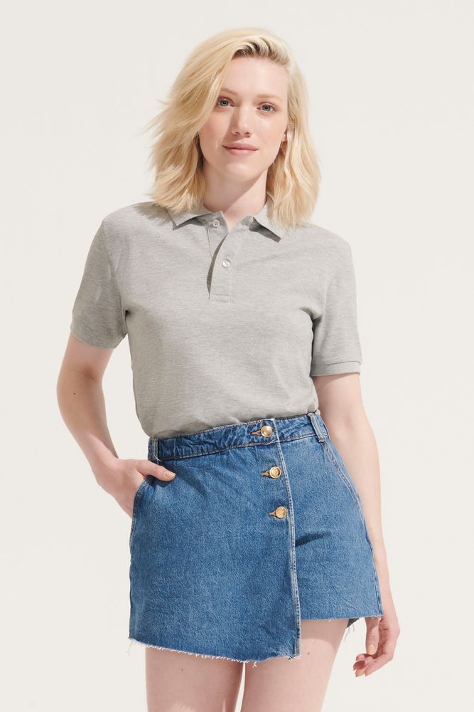 Рубашка поло унисекс Pegase, ярко-синяя (royal)-2