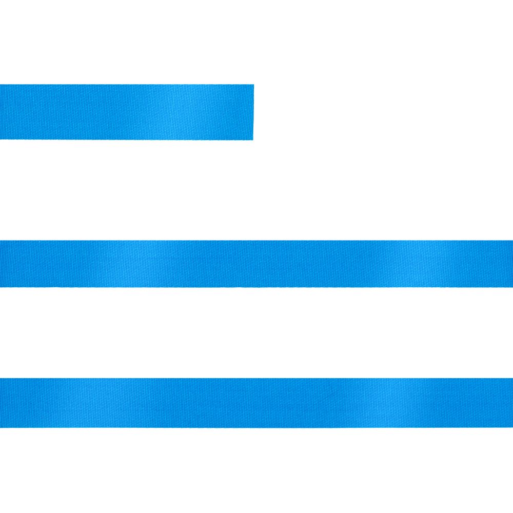 Лента сатиновая Satin 10 S, голубая, 50 см-1