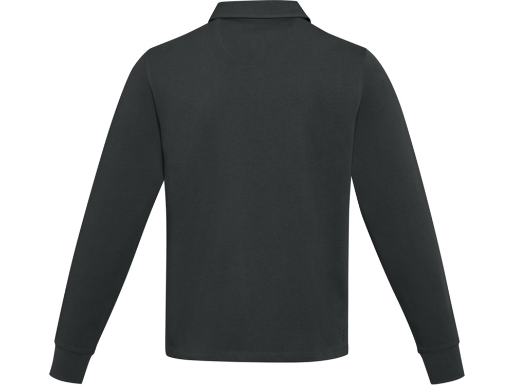 Clyde толстовка-поло унисекс для регби - сплошной черный-2