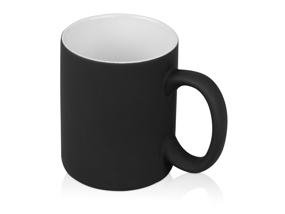 Кружка с покрытием soft-touch Barrel of a Gum, черный-0