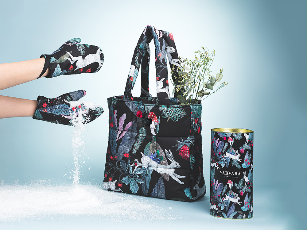 Сумка стеганая Зайцы. Varvara-0