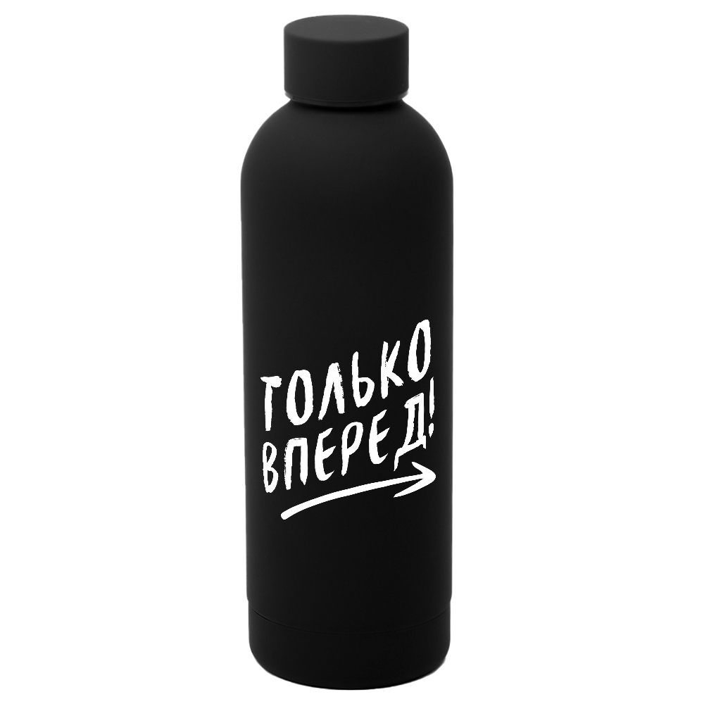 Термобутылка Perfecto софт-тач, Черный-3