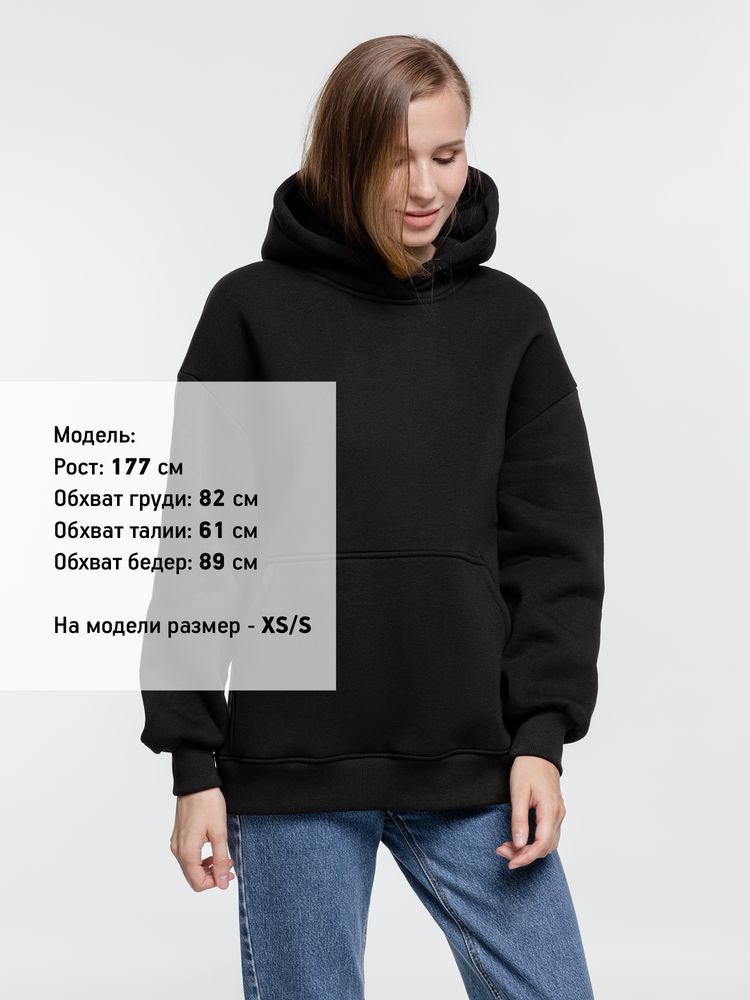 Худи оверсайз Kulonga Comfort Heavy, черное-3