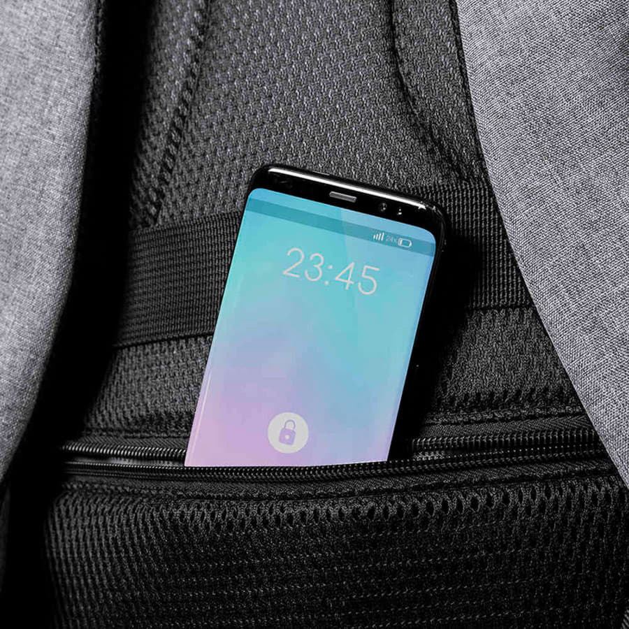 Рюкзак BULMAN, серый меланж-3