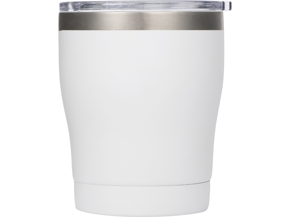 Вакуумная термокружка c керамическим покрытием Rodos, непротекаемая крышка, 350 мл, белый-2