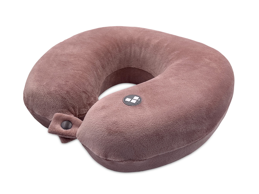 Подушка для путешествий с эффектом памяти Мемо Drowsy Cappuccino-0