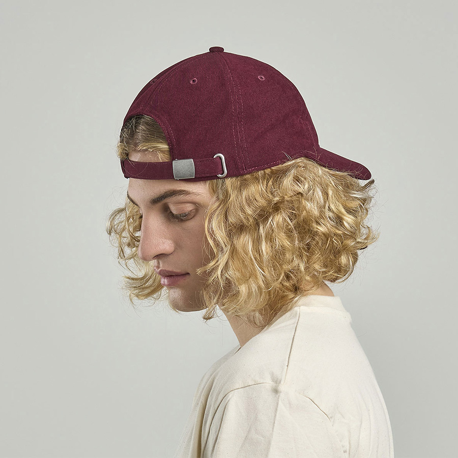 Бейсболка CREEP-S, 6 клиньев, металлическая застежка, черный-4