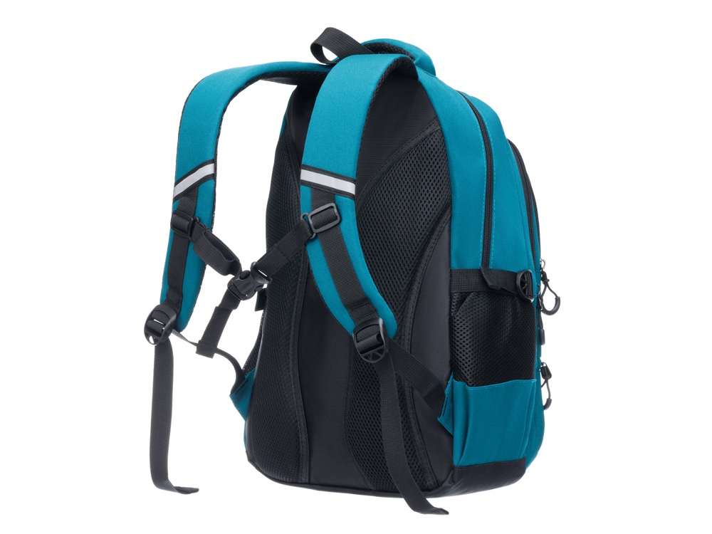 Рюкзак TORBER CLASS X, зелёный, 46 х 32 х 13 см + Мешок для сменной обуви в подарок!-2