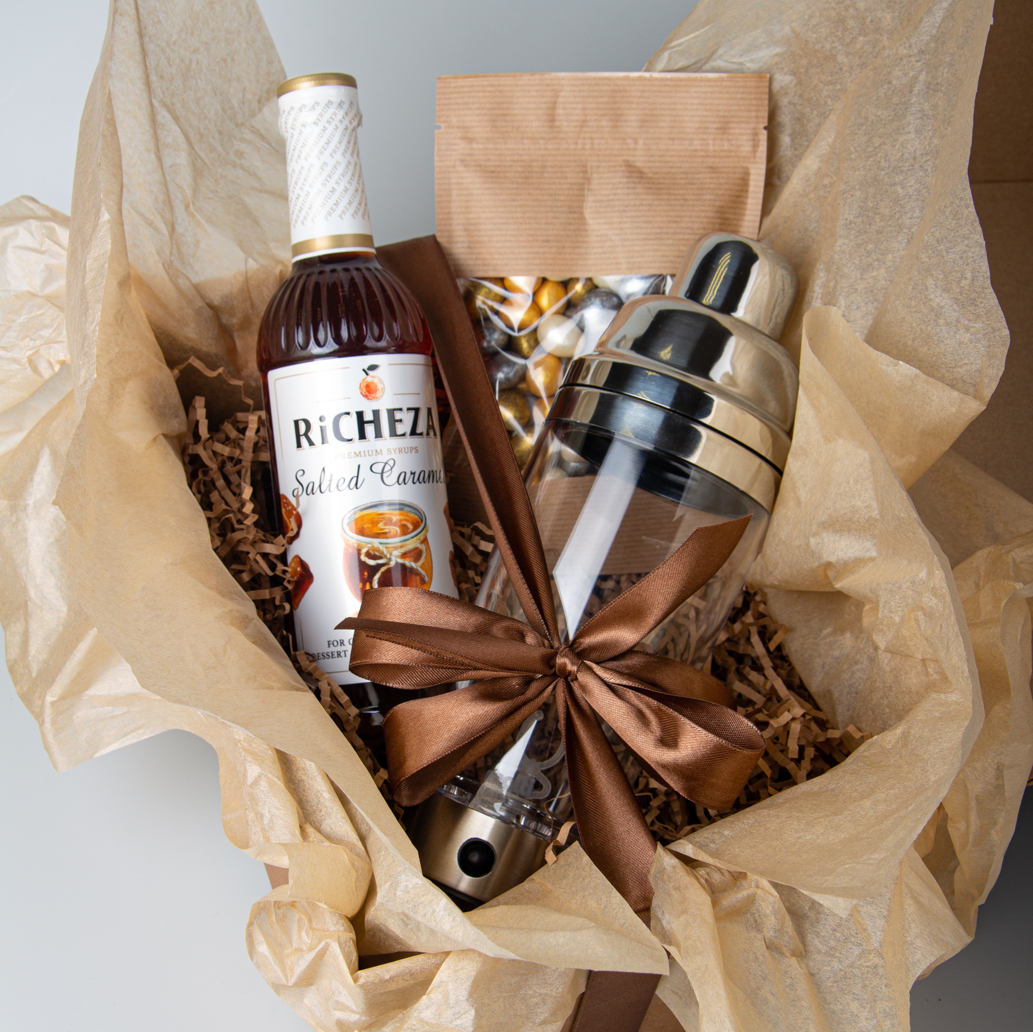 Подарочный набор Let’s shake "Домашний бармен" с драже-0